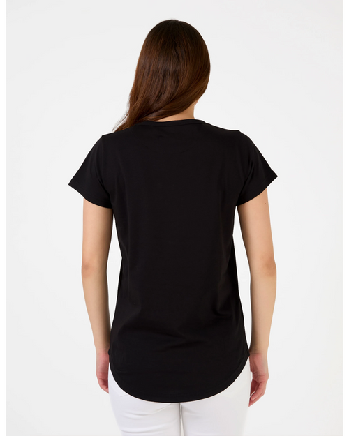 PREORDER - Stella and Gemma Black Icon Stripe T Shirt - DUE END JANUARY