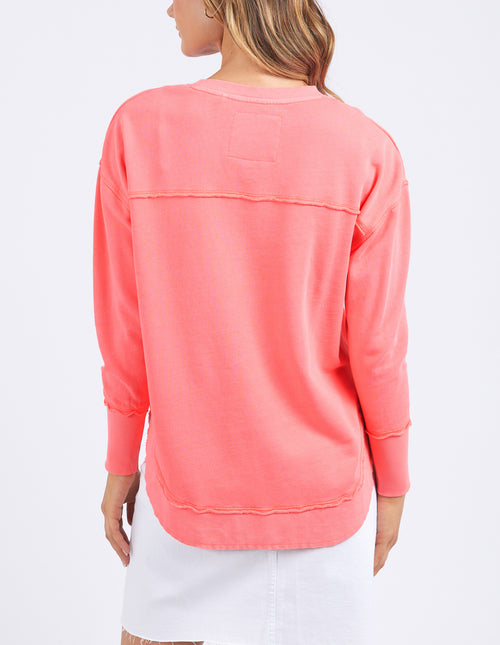 Foxwood Simplified Crew Neon Pink