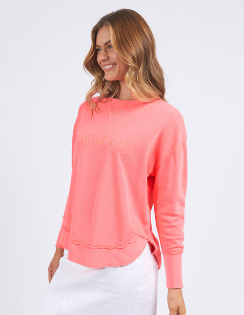 Foxwood Simplified Crew Neon Pink