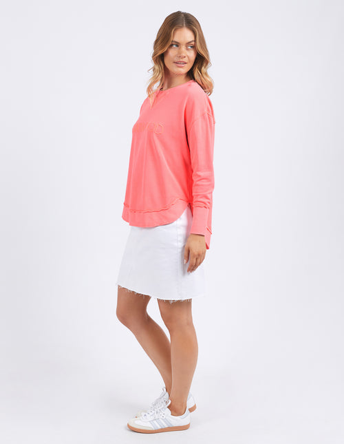 Foxwood Simplified Crew Neon Pink