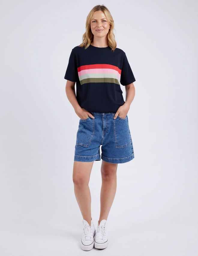 Elm Terra T Shirt Navy