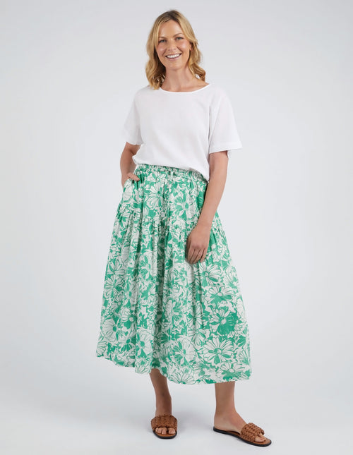 Elm Florentina Skirt Green