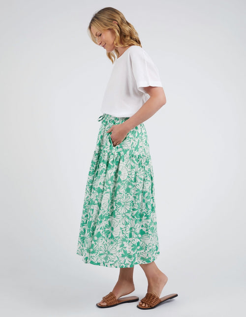 Elm Florentina Skirt Green