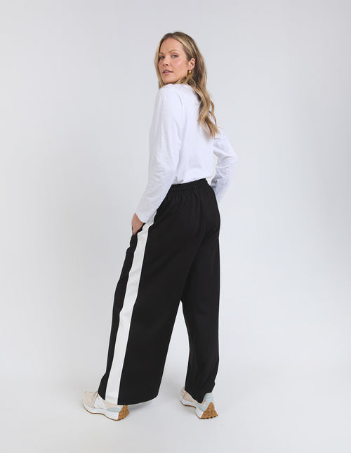 Elm Carmen Wide Leg Pants Black