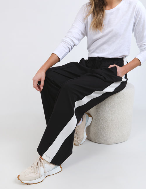 Elm Carmen Wide Leg Pants Black