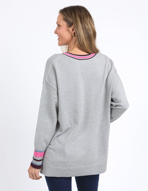 Elm Phoenix Knit Grey Marle