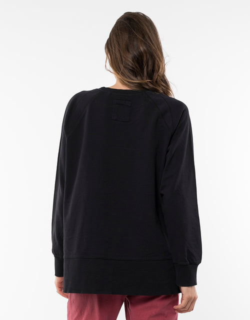 Elm Fundamental Sydney Crew Sweatshirt Black