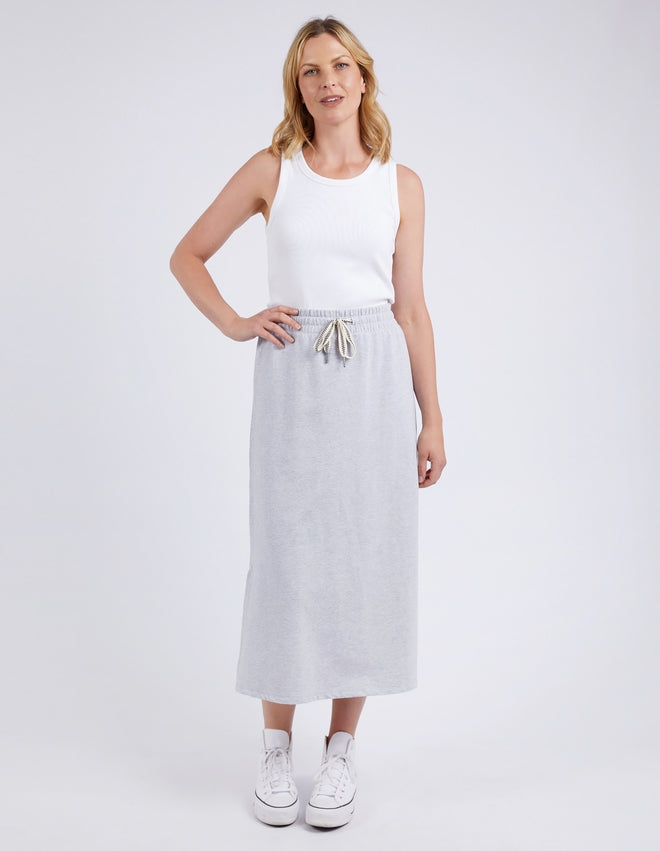 Elm Travel Skirt Grey Marle