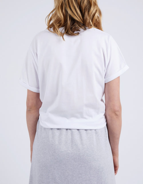 Elm Knot T Shirt White