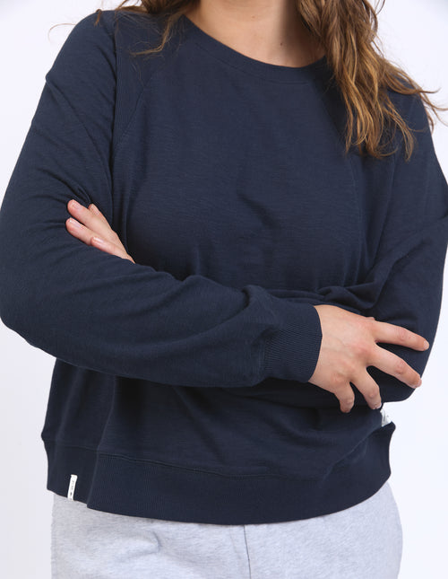 Elm Kinsley Sweatshirt Navy