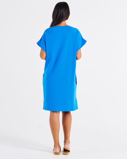 Betty Basics Elise V Neck Rib Dress