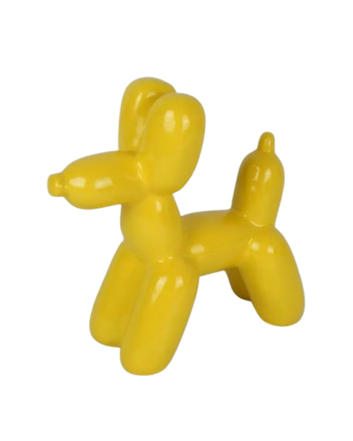 Balloon Dog Hot Yellow Med