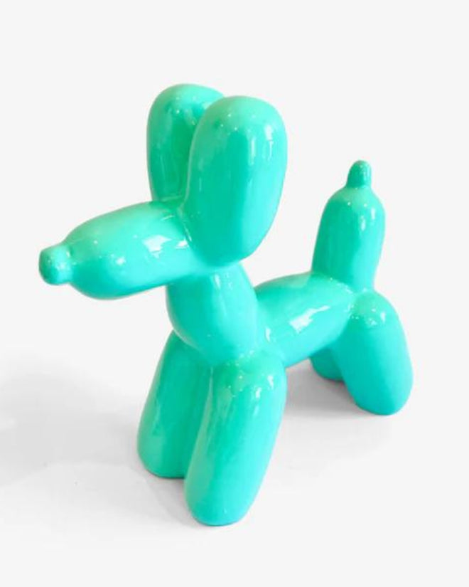 Balloon Dog Turquoise Sml