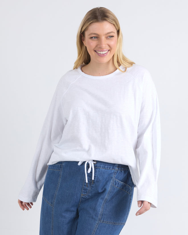 Elm Kinsley Sweatshirt White