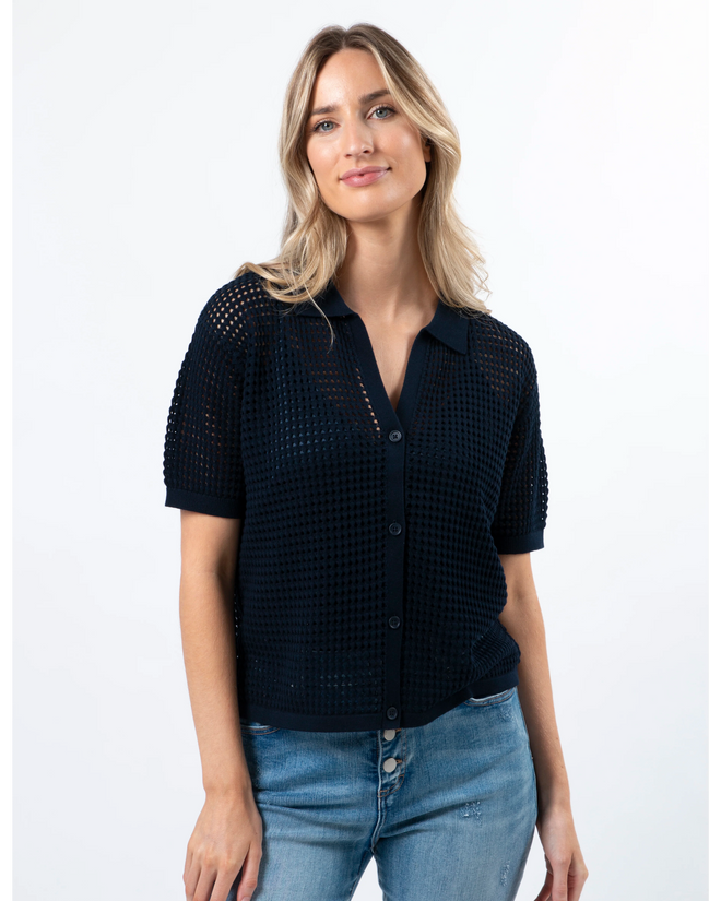 Stella and Gemma Holly Knit Top Navy