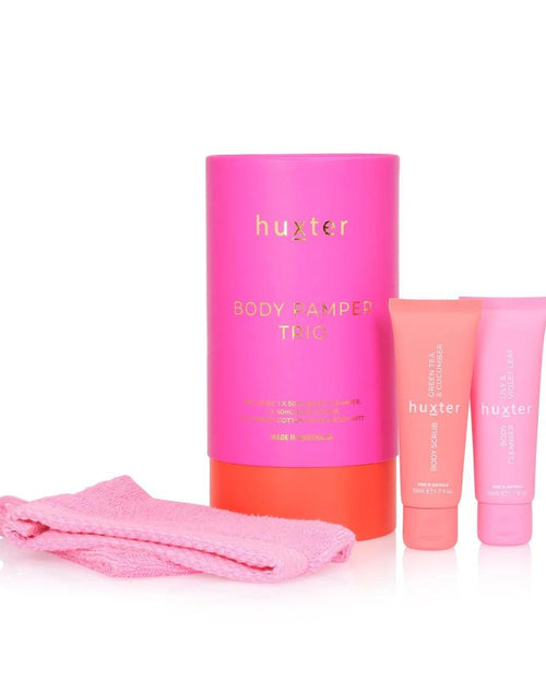 Huxter Body Pamper Trio Fuchsia and Orange