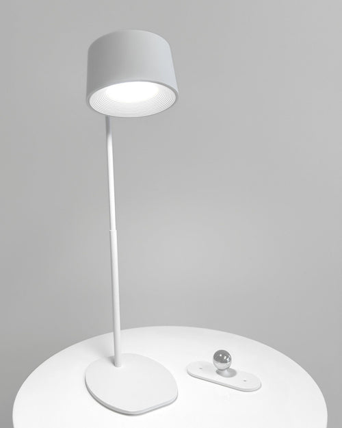 LED USB Rechargeable Table Lamp White