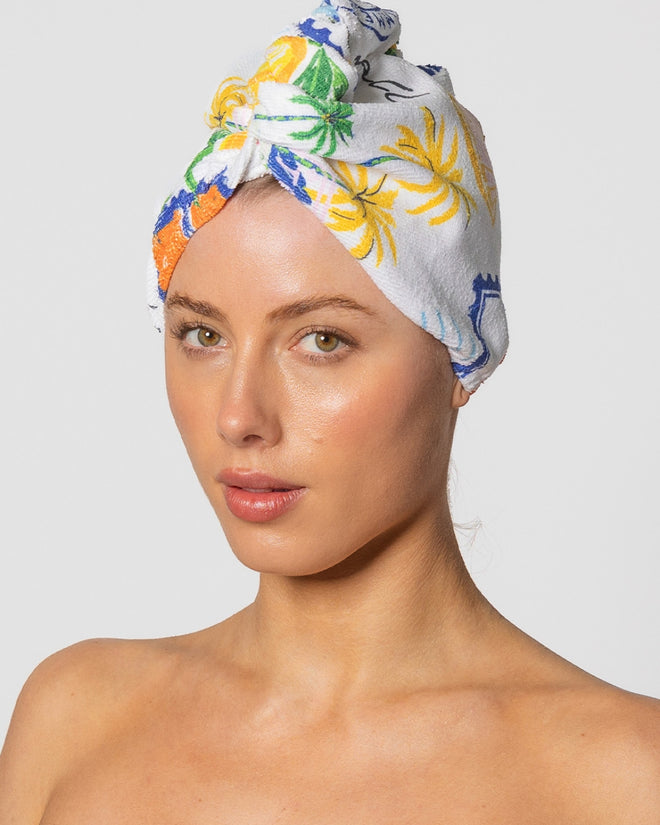 Louvelle Riva Hair Towel Wrap Isola Postcard