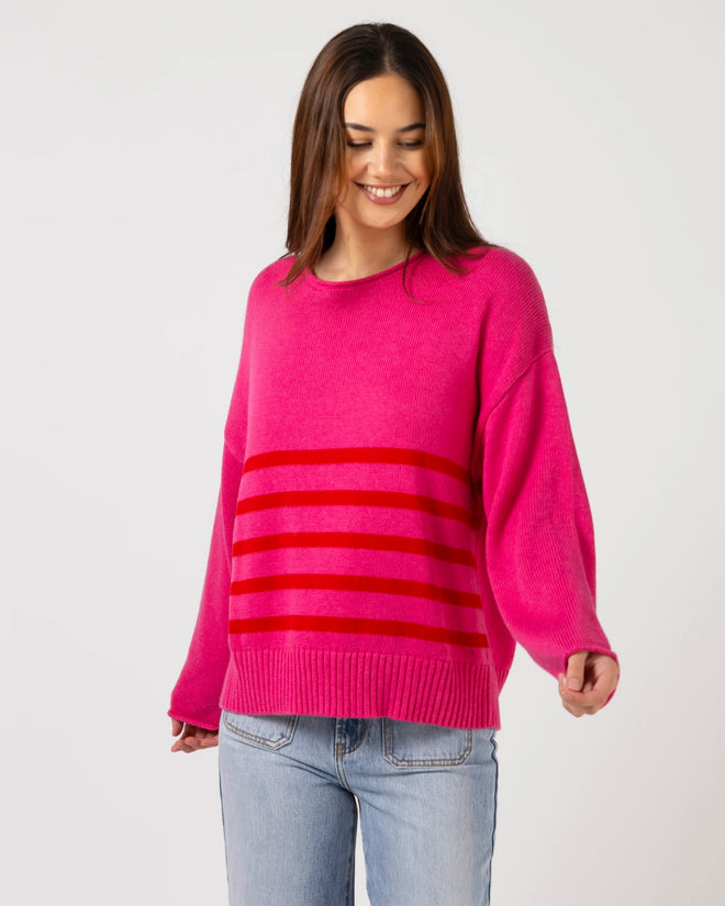 Stella and Gemma Axel Jumper Strawberry Ripple