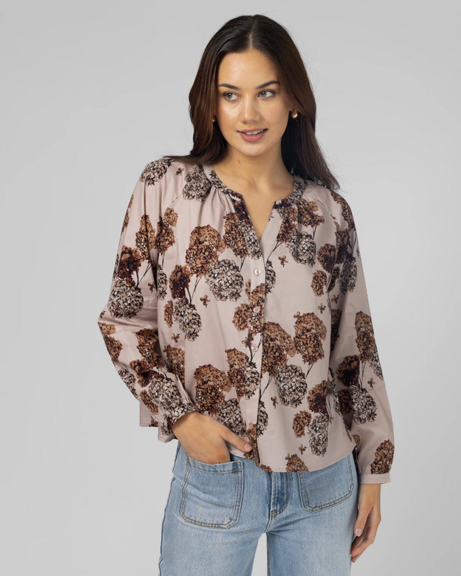 Stella and Gemma Connie Blouse Blush Hydrangea