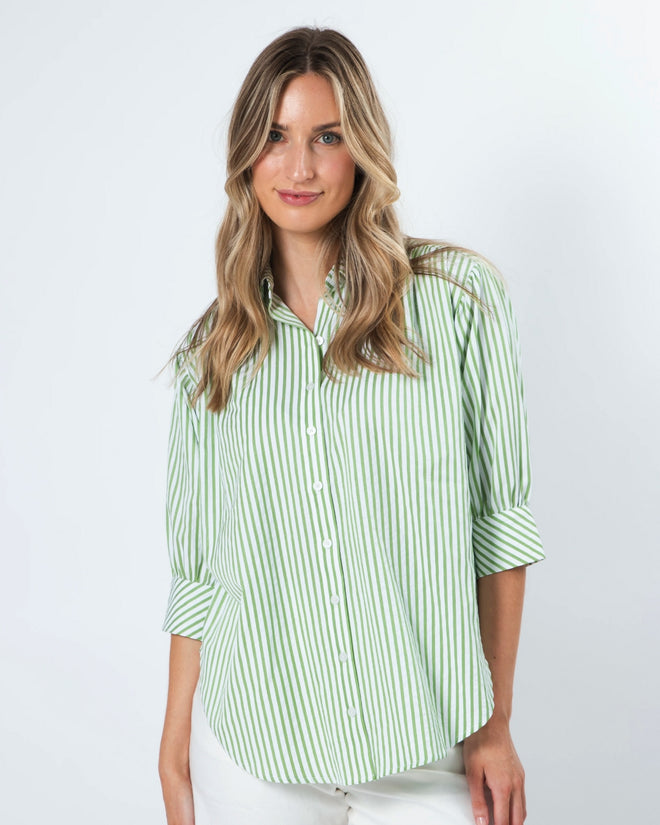 Stella and Gemma Deedee Shirt Apple Stripe