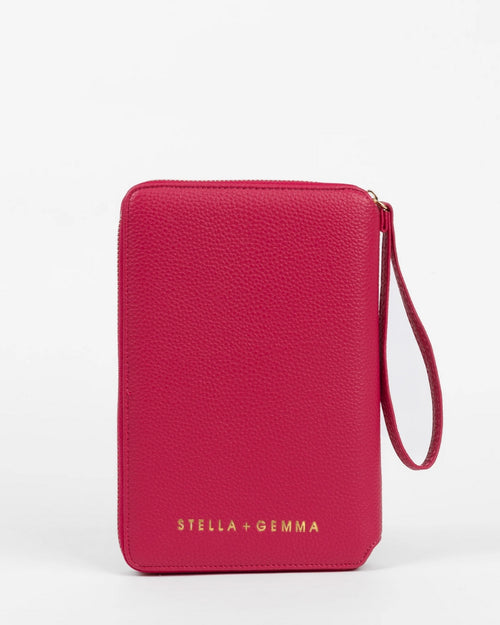 Stella and Gemma Getaway Travel Wallet Pink