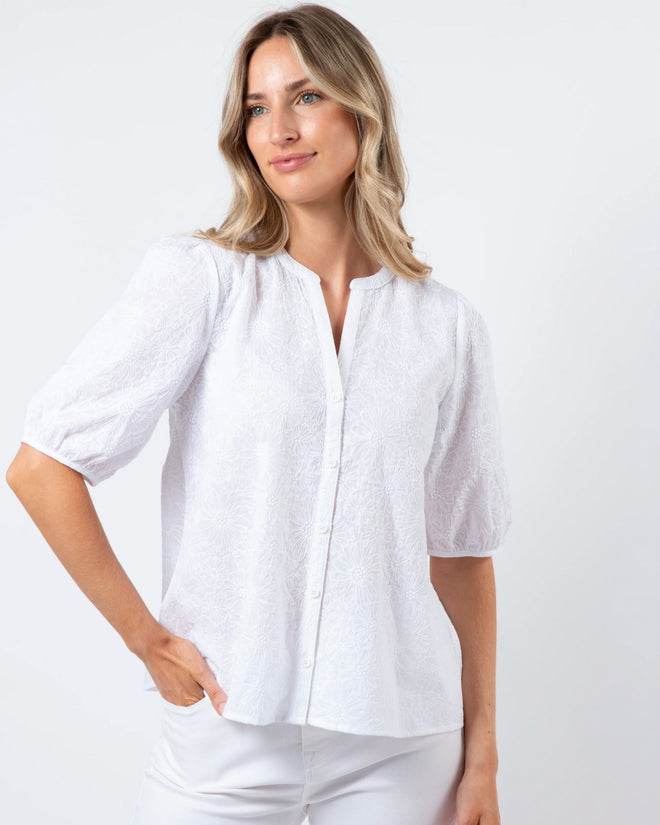 Stella and Gemma June Blouse White