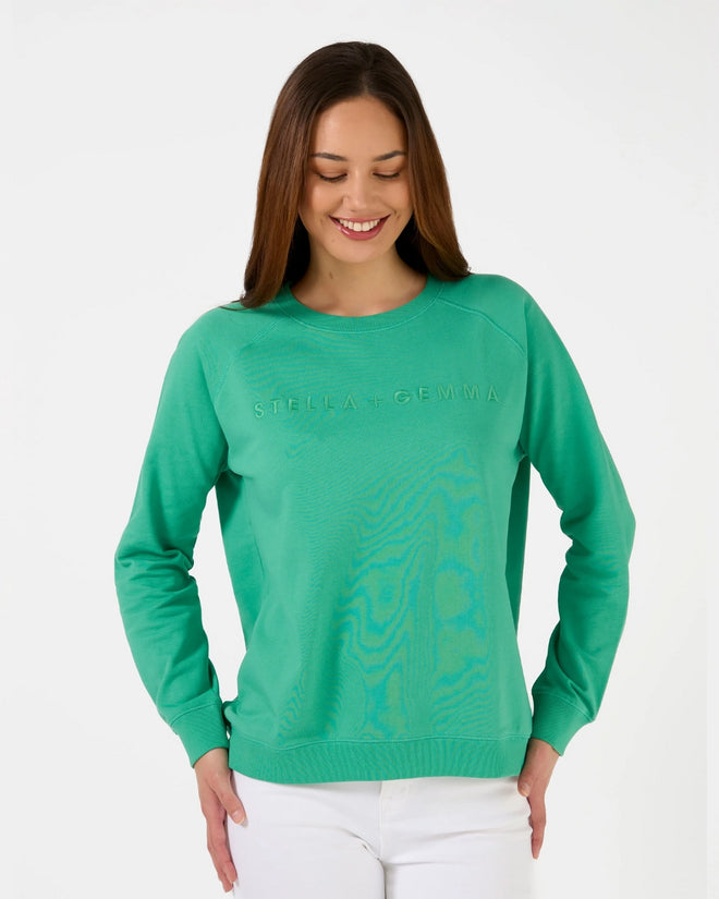 Stella and Gemma Logo Mint Classic Sweatshirt