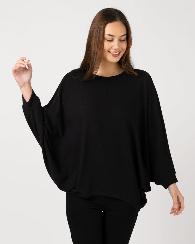 Stella and Gemma Sable Top Black