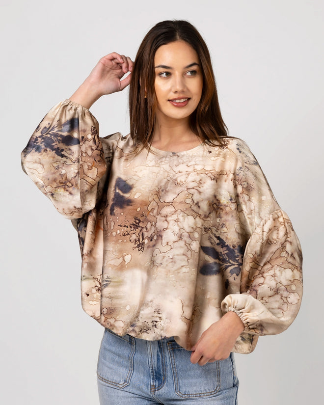 Stella and Gemma Verity Blouse Winter Watercolour