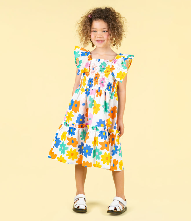 Rock Your Kid Love Me Do Shirred Dress