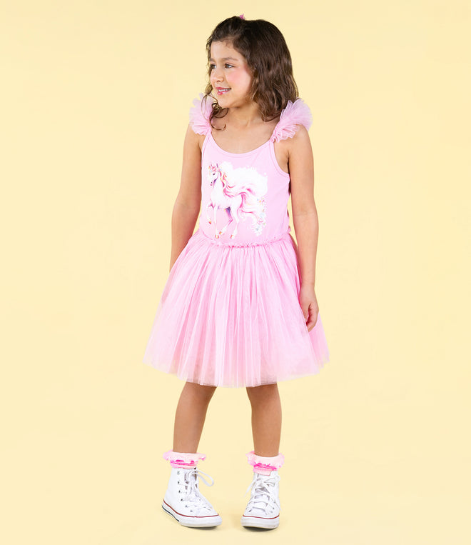 Rock Your Kid Blessing Party Tulle Dress