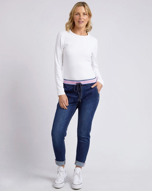 Elm Arielle Denim Jogger Indigo