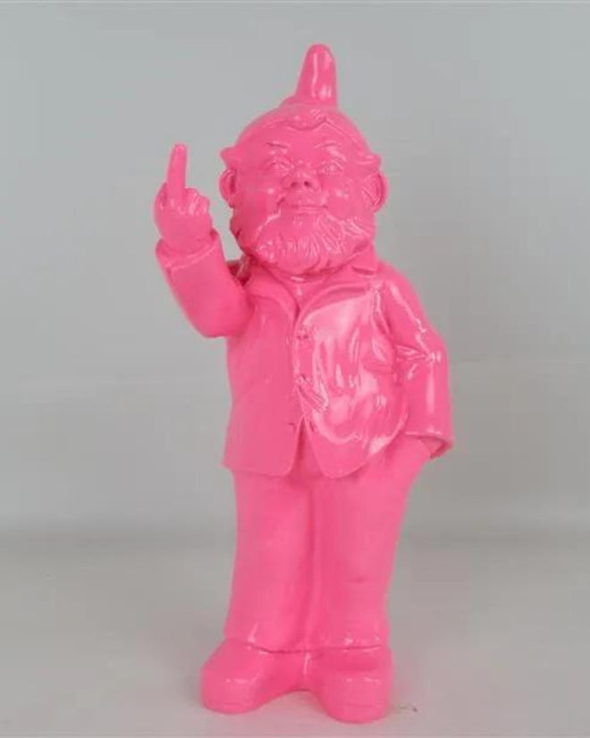 Pop Cheeky Gnome with Finger Pink
