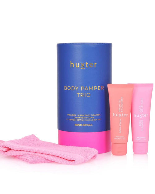 Huxter Body Pamper Trio Cobalt Blue & Fuchsia