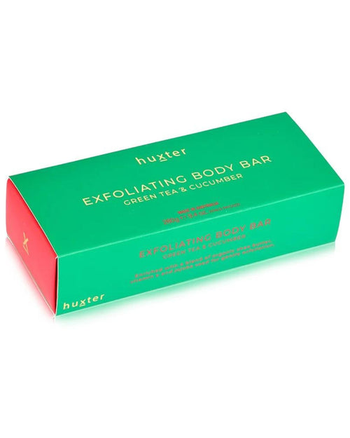 Huxter Exfoliating Body Bar 280gm Green Tea and Cucumber