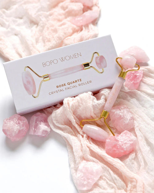 Bopo Women Facial Roller Rose Quartz