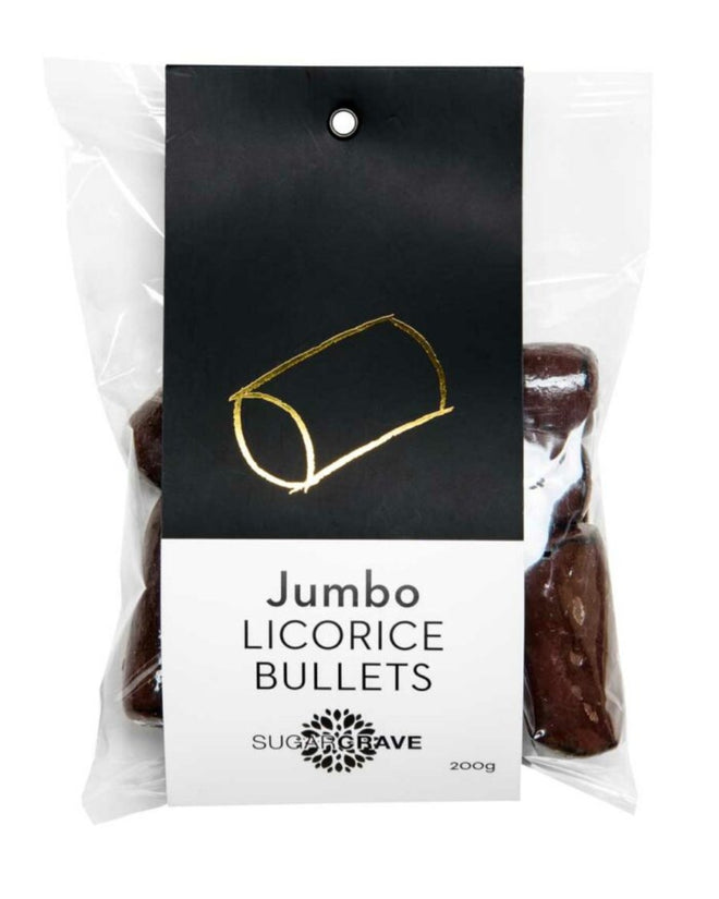 Dark Chocolate Giant Licorice Bullets