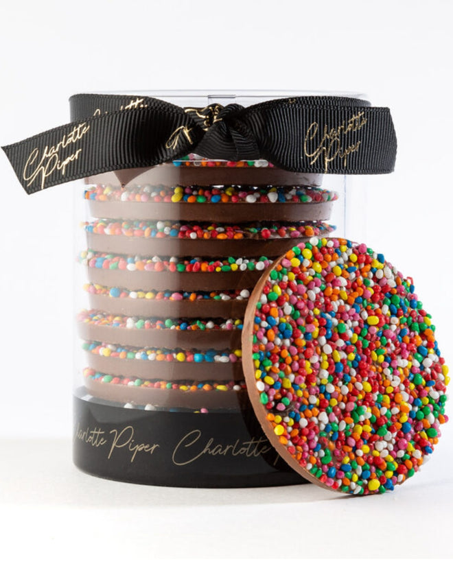 Milk Chocolate Sprinkle Discs