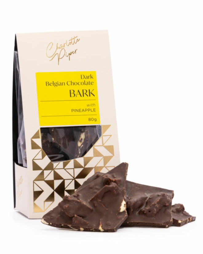 Chocolate Bark - Dark Chocolate and Pineapple