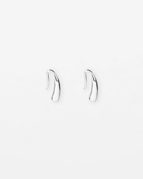 Stella and Gemma Earings Silver Horse Shoe Hoop