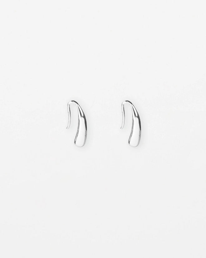 Stella and Gemma Earings Silver Horse Shoe Hoop