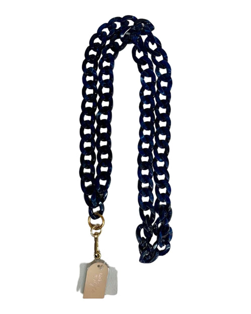 Carrie Navy Cross Body Universal Phone Necklace