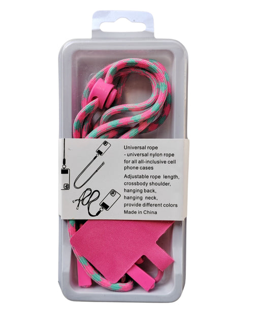 Pop Universal Phone Cord two tone Fuschia