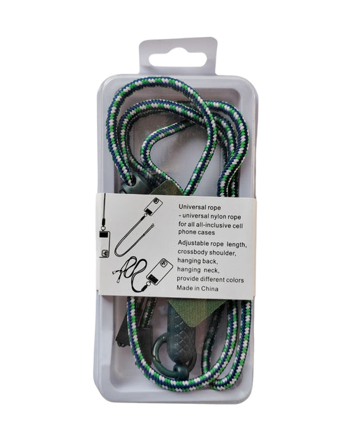 Pop Universal Phone Cord Two Tone Green Check