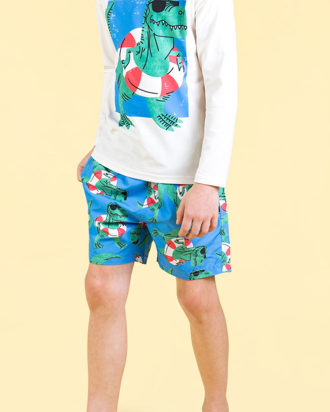 Rock Your Kid Dino Swimshorts