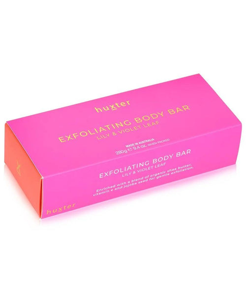 Huxter Exfoliating Body Bar 280gm Lily and Violet Leaf