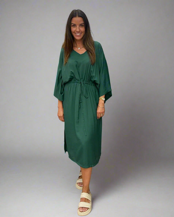 Tirelli Boxy Kaftan Emerald