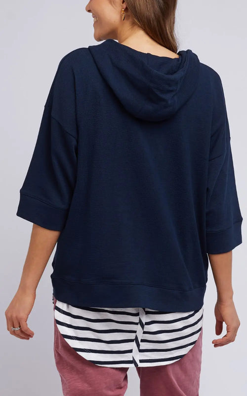 Elm Beachy Zip Hoodie Navy