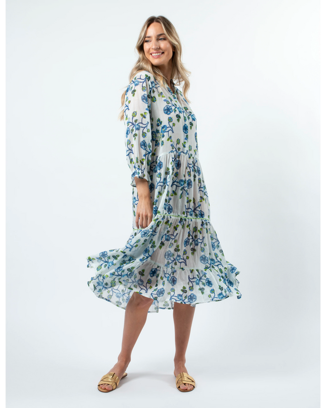 Stella and Gemma Bodrum Dress Santorini Blue